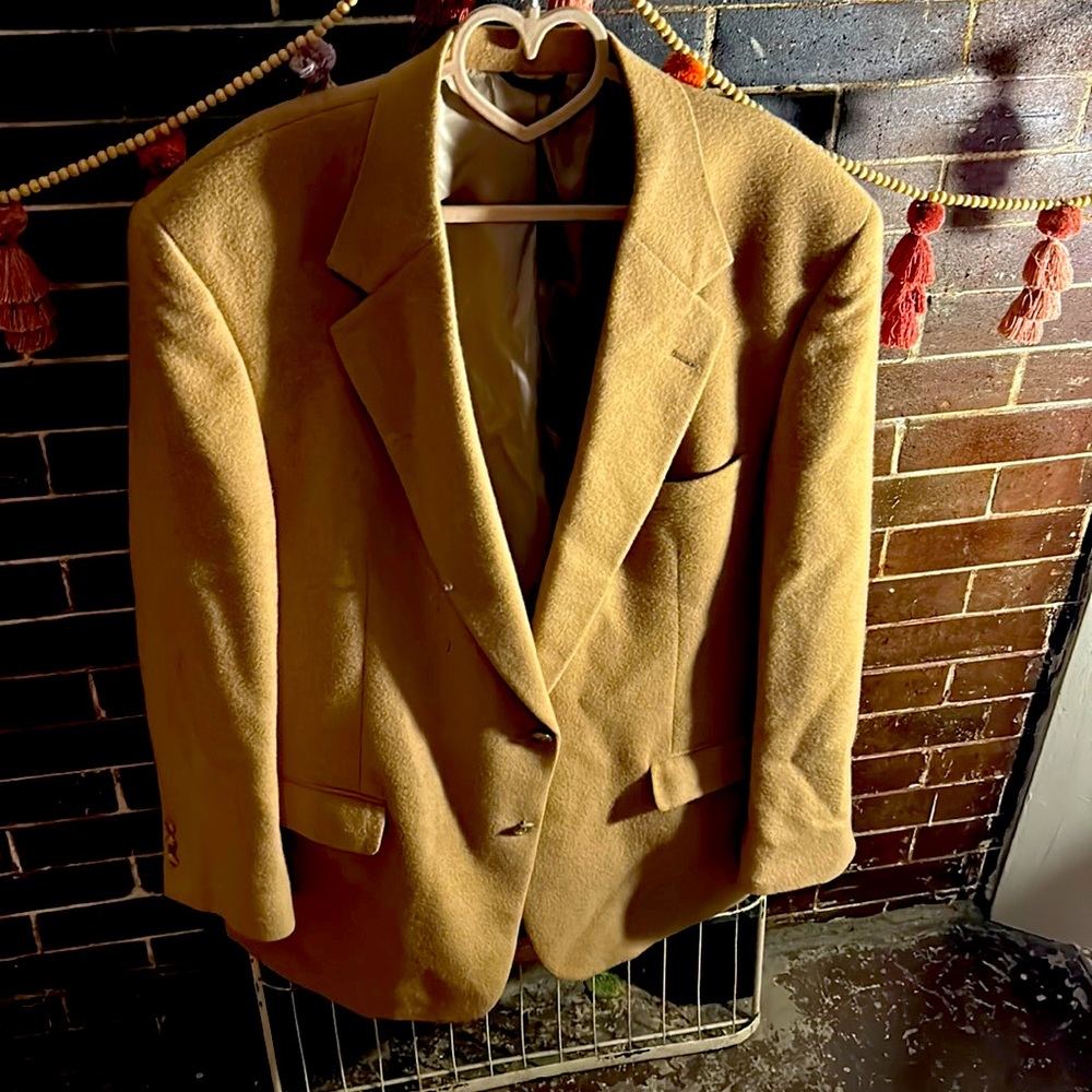 Vintage Camel Hair Blazer